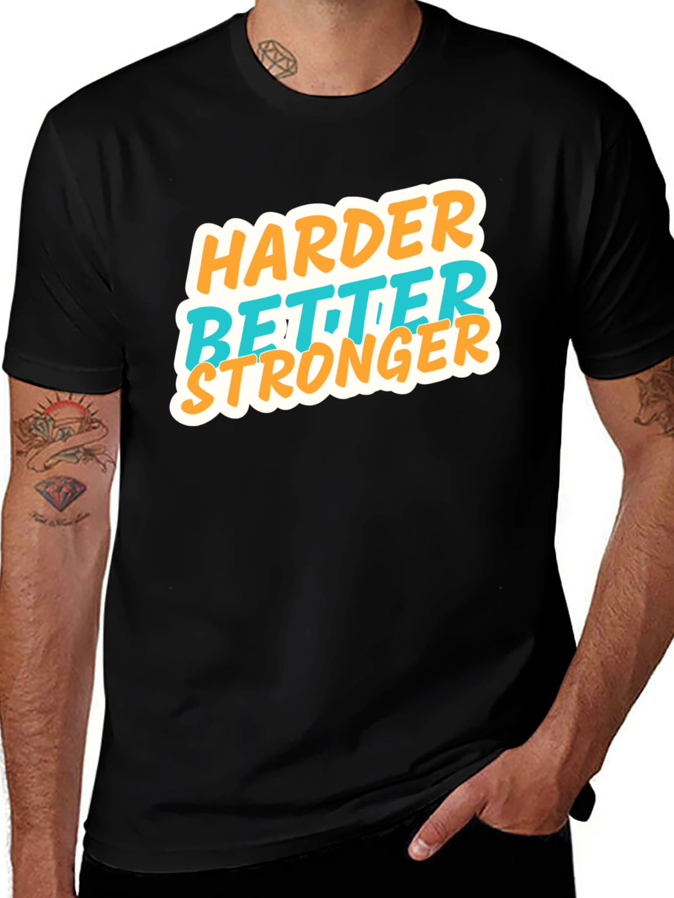 Harder Better Stronger Graphic Tee