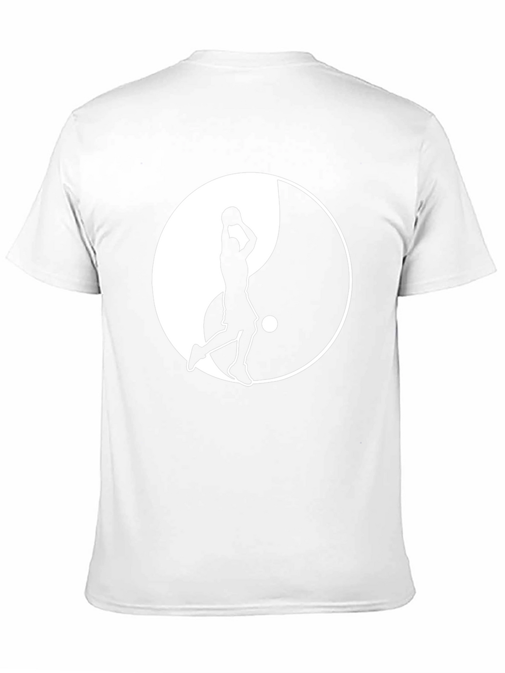 Yin Yang Basketball Graphic Tee