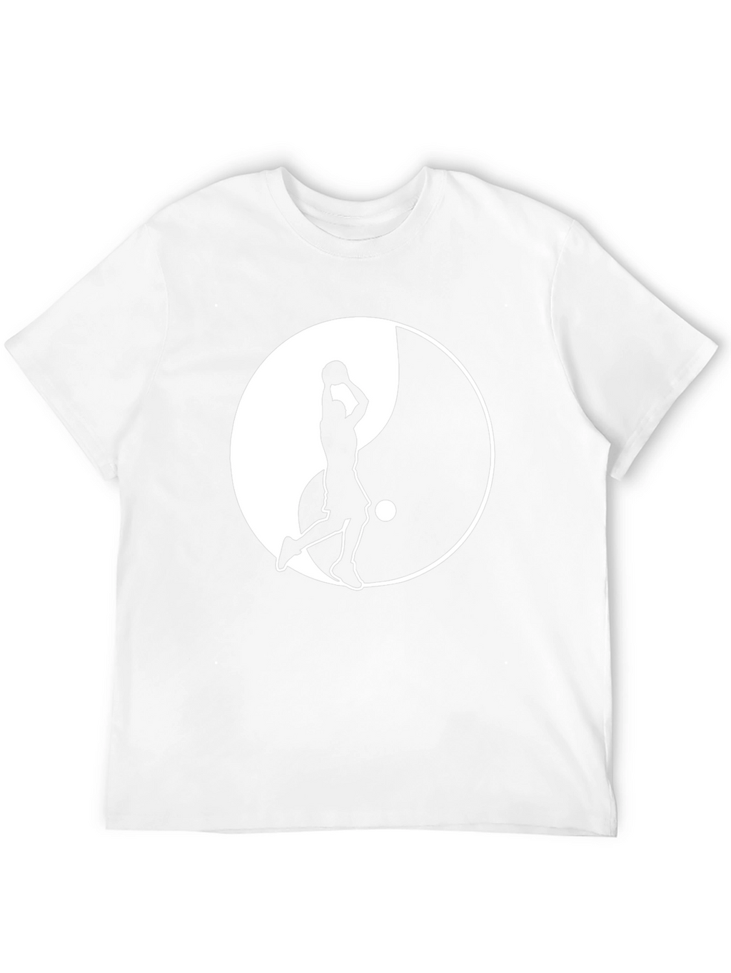 Yin Yang Basketball Graphic Tee