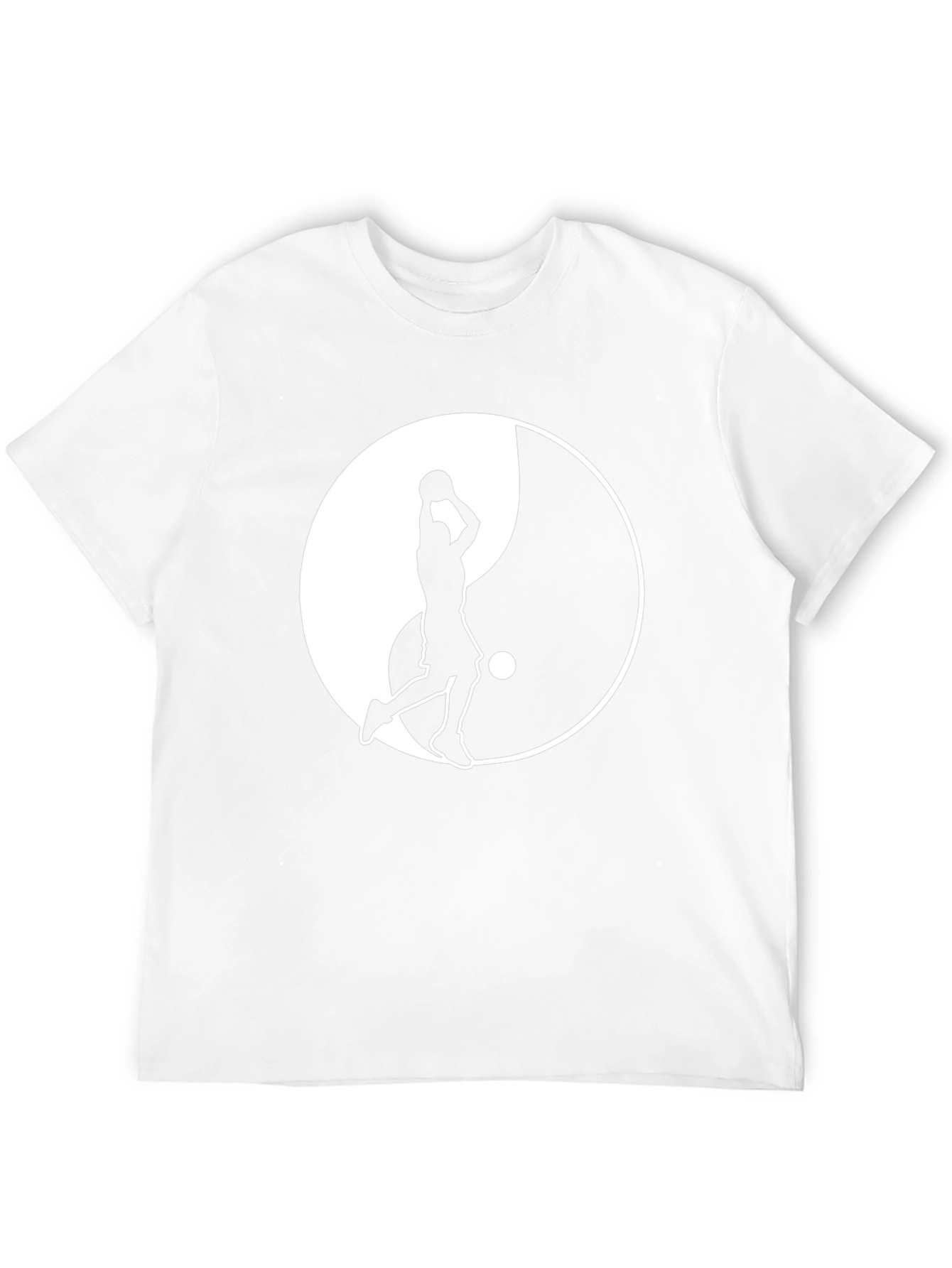 Yin Yang Basketball Graphic Tee