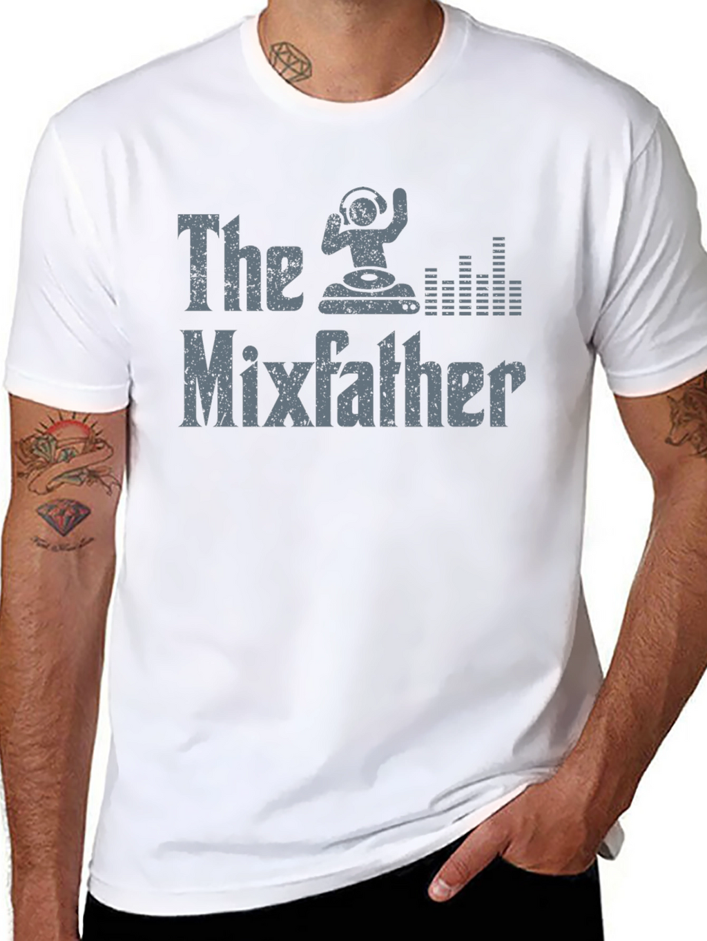 The Mixfather T-Shirt - DJ Music Lover Tee
