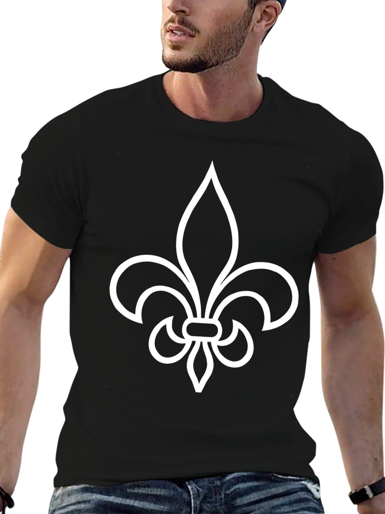 Fleur-de-Lis Graphic Tee - Stylish & Comfortable