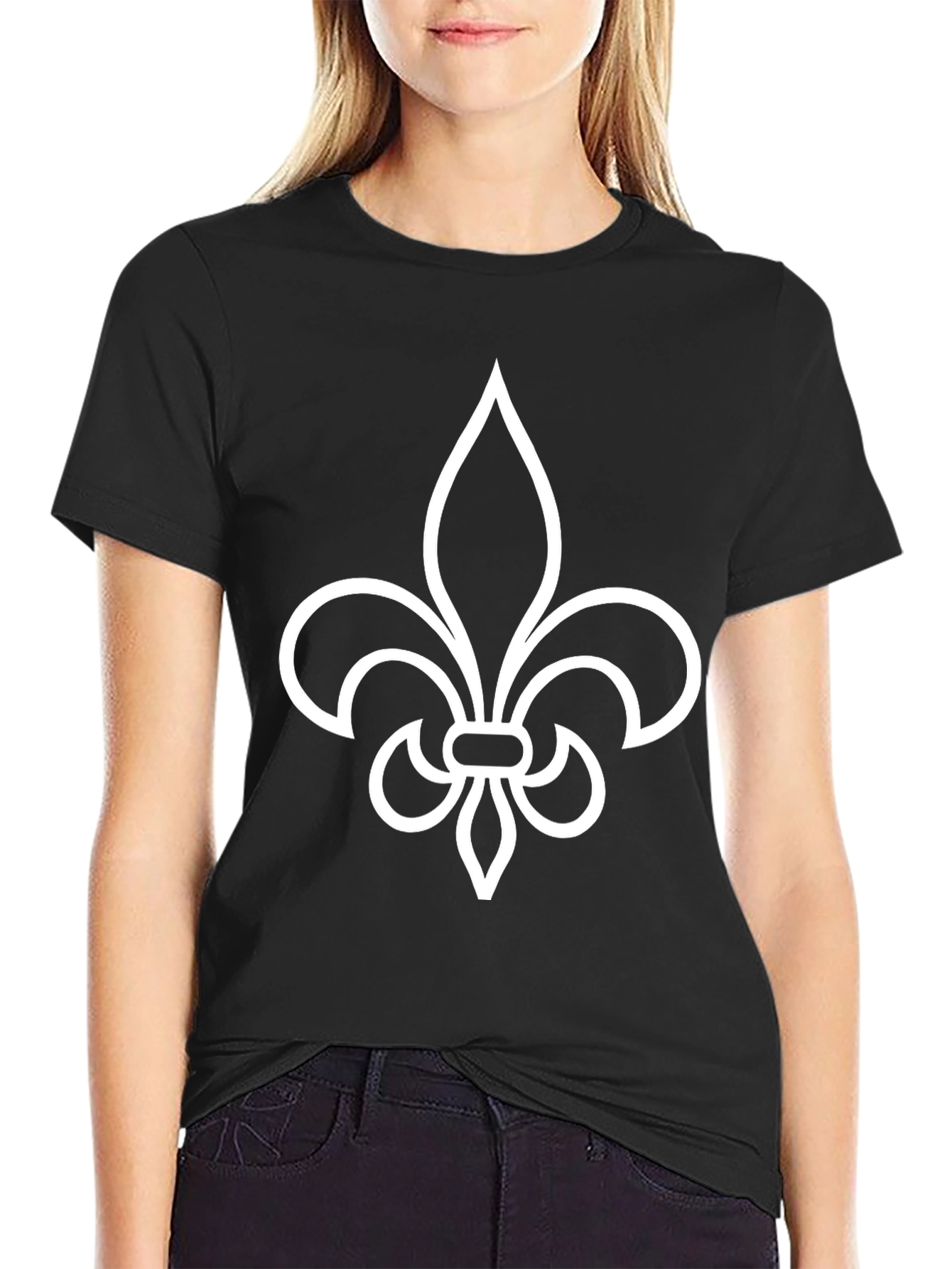 Fleur-de-Lis Graphic Tee - Stylish & Comfortable
