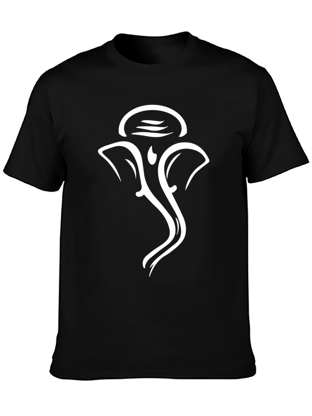 Ganesh Graphic T-Shirt - Black Cotton Tee