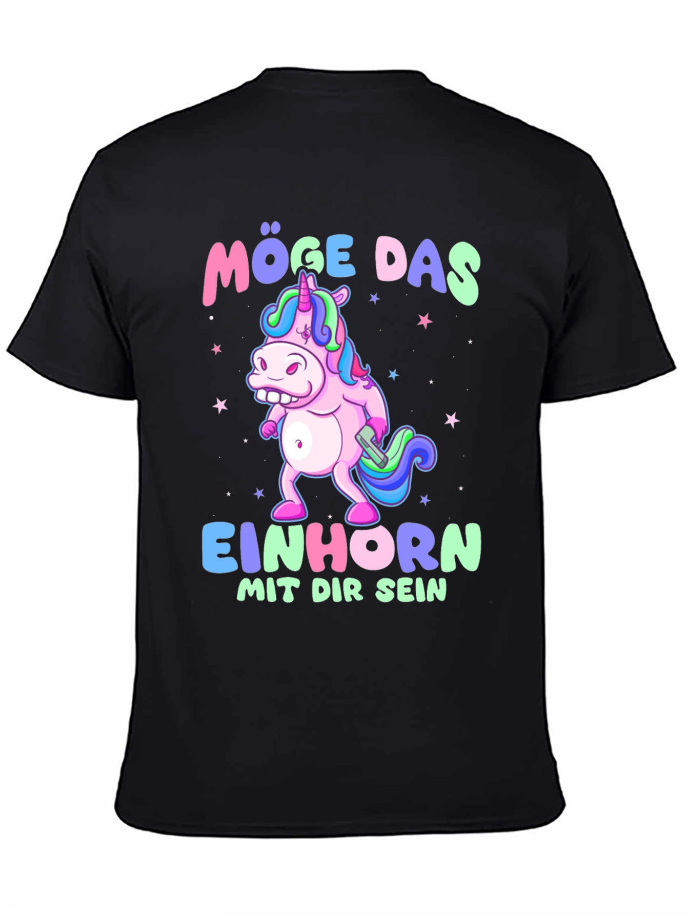Funny Unicorn T-Shirt - Möge Das Einhorn