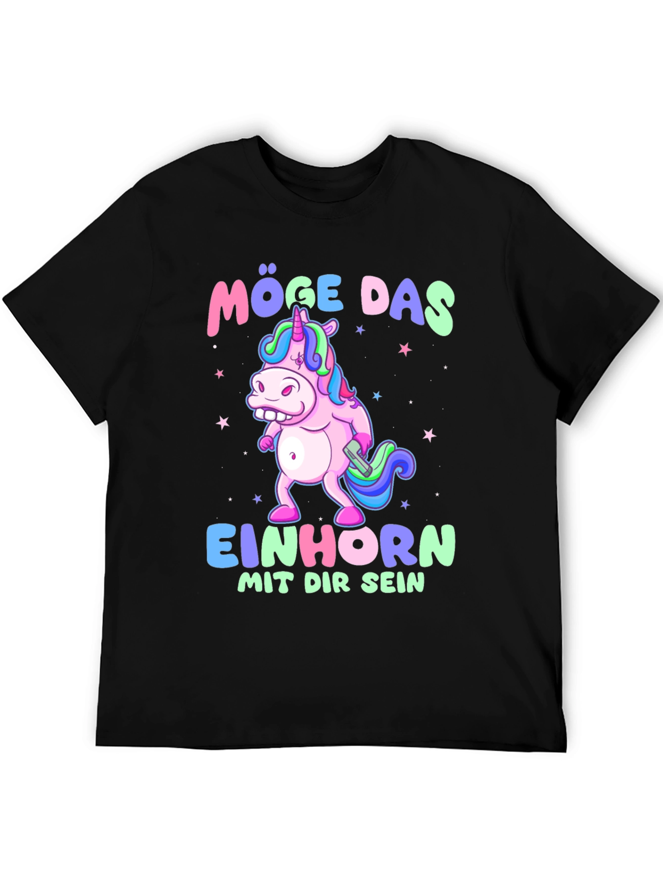 Funny Unicorn T-Shirt - Möge Das Einhorn