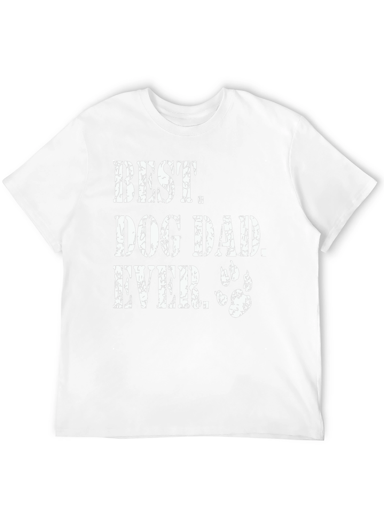 Best Dog Dad Ever Black Graphic Tee