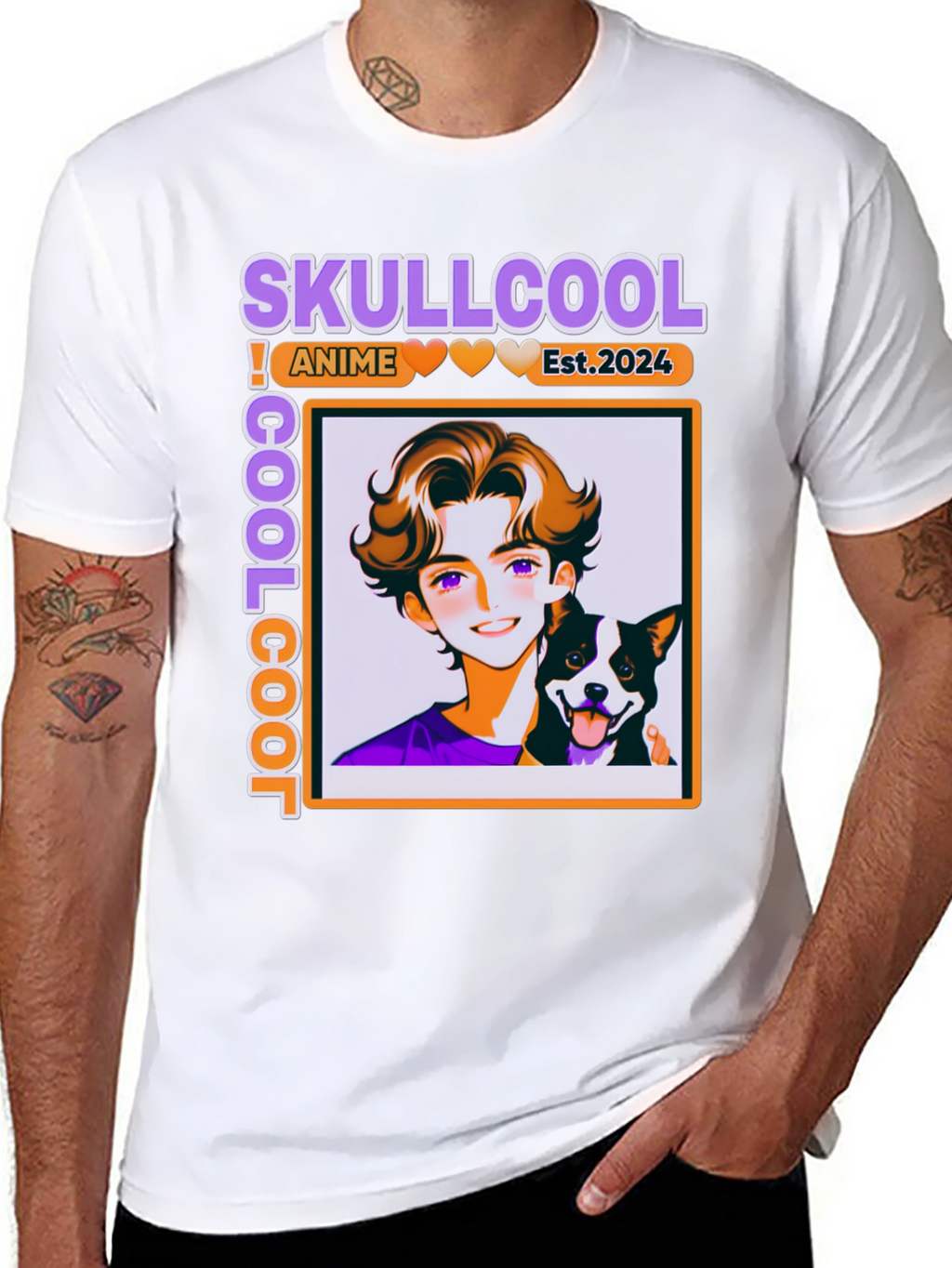 Skullcool Anime Graphic T-Shirt
