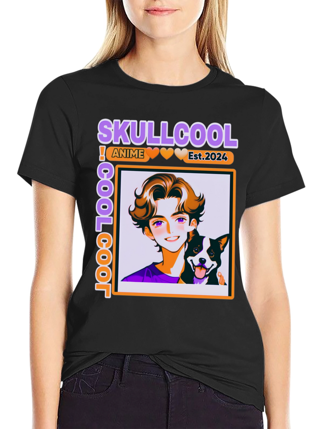 Skullcool Anime Graphic T-Shirt