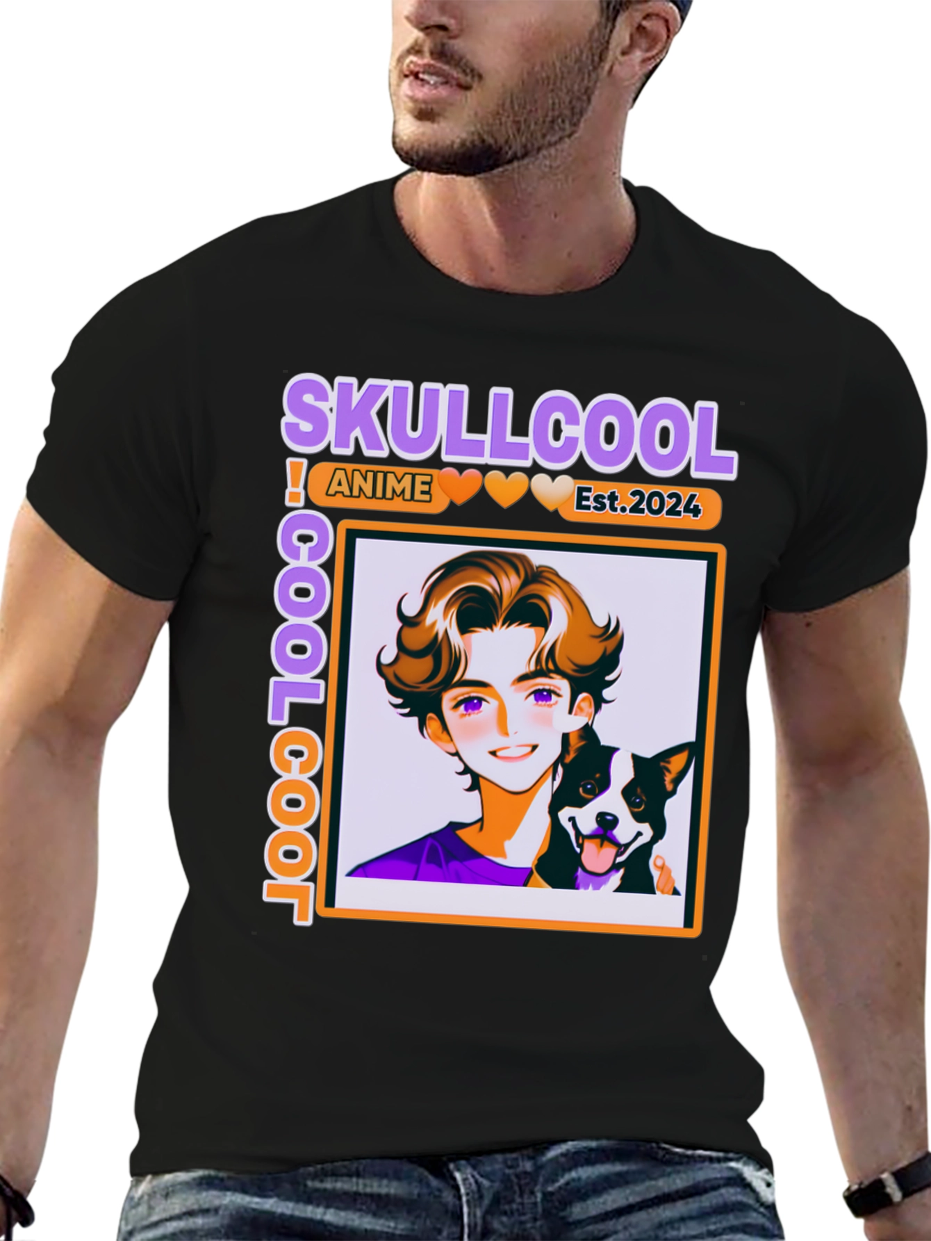 Skullcool Anime Graphic T-Shirt
