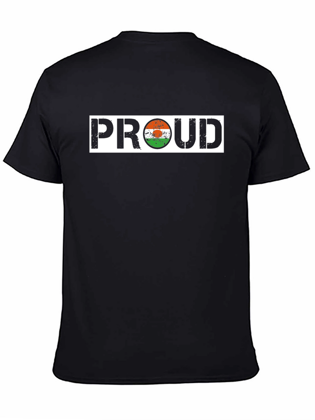 Proud Niger Flag T-Shirt - Black