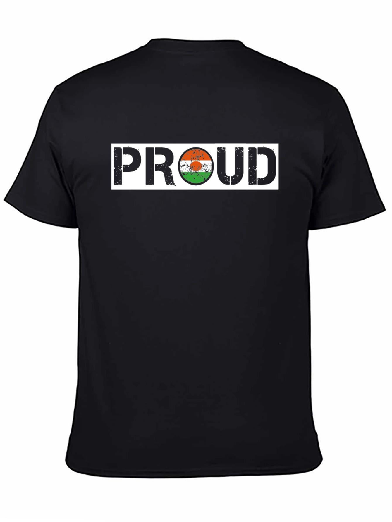 Proud Niger Flag T-Shirt - Black