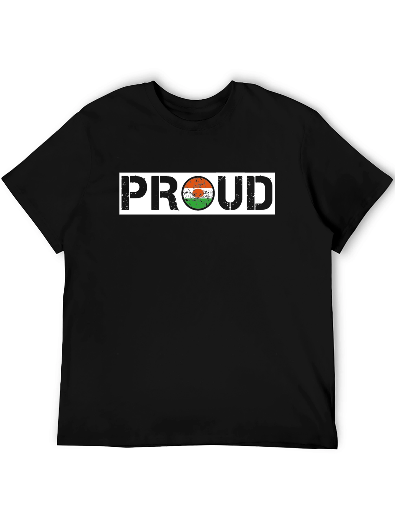 Proud Niger Flag T-Shirt - Black