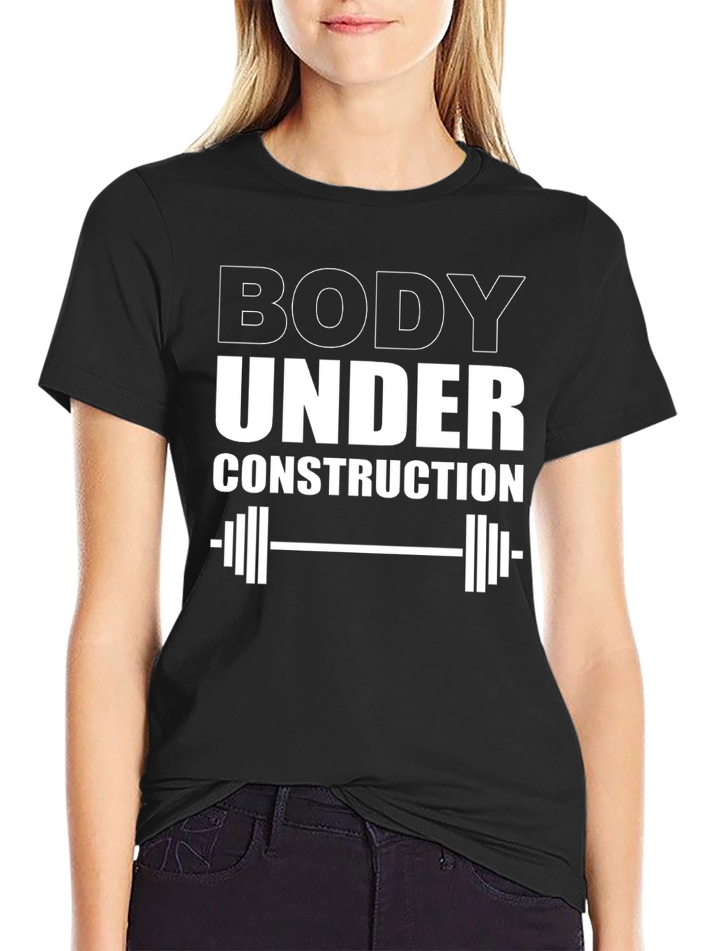 Body Under Construction Black T-Shirt