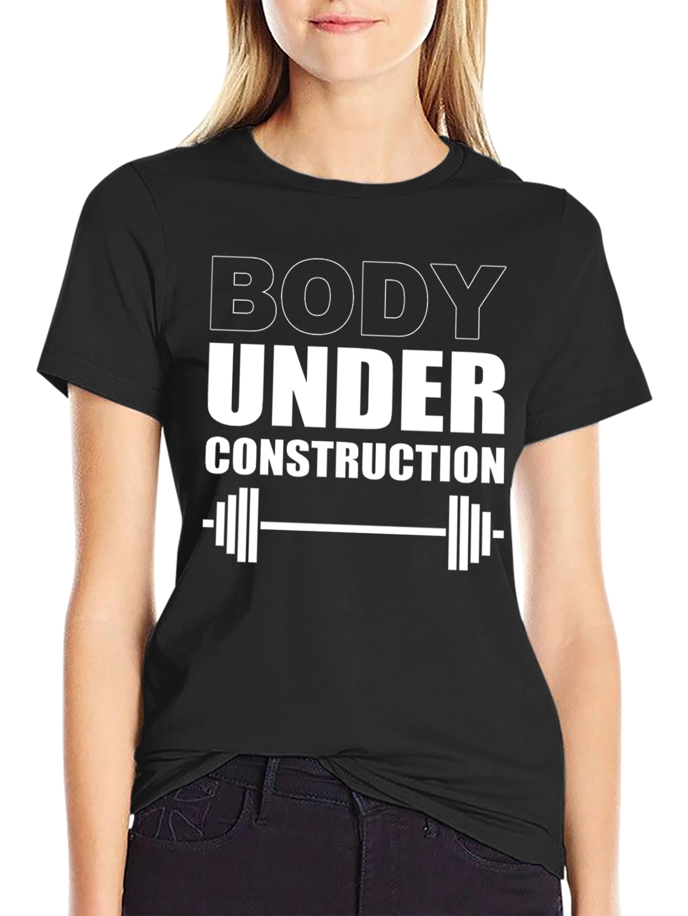 Body Under Construction Black T-Shirt