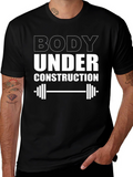Body Under Construction Black T-Shirt