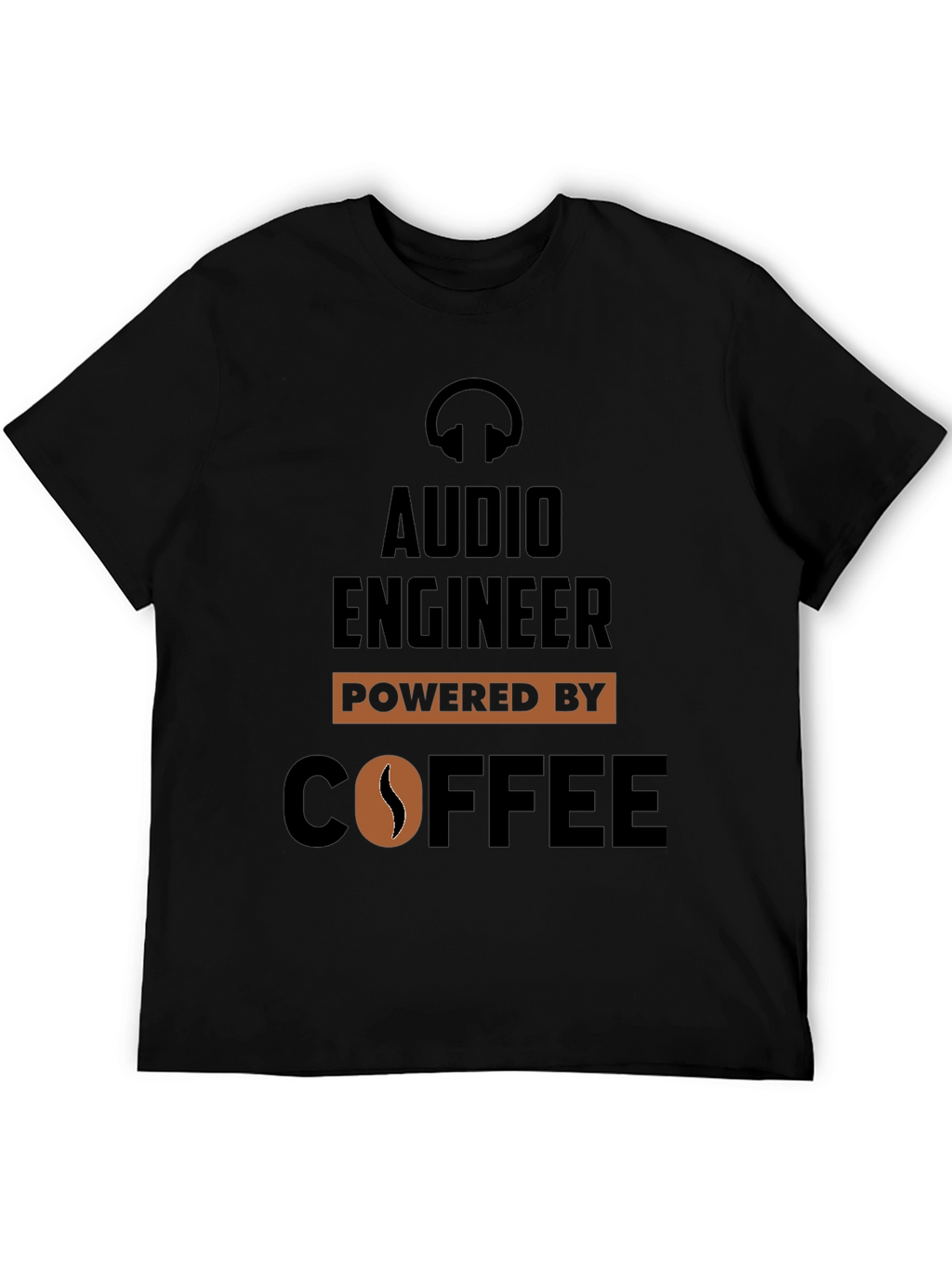 Audio Engineer Powered By Coffee T-Shirt