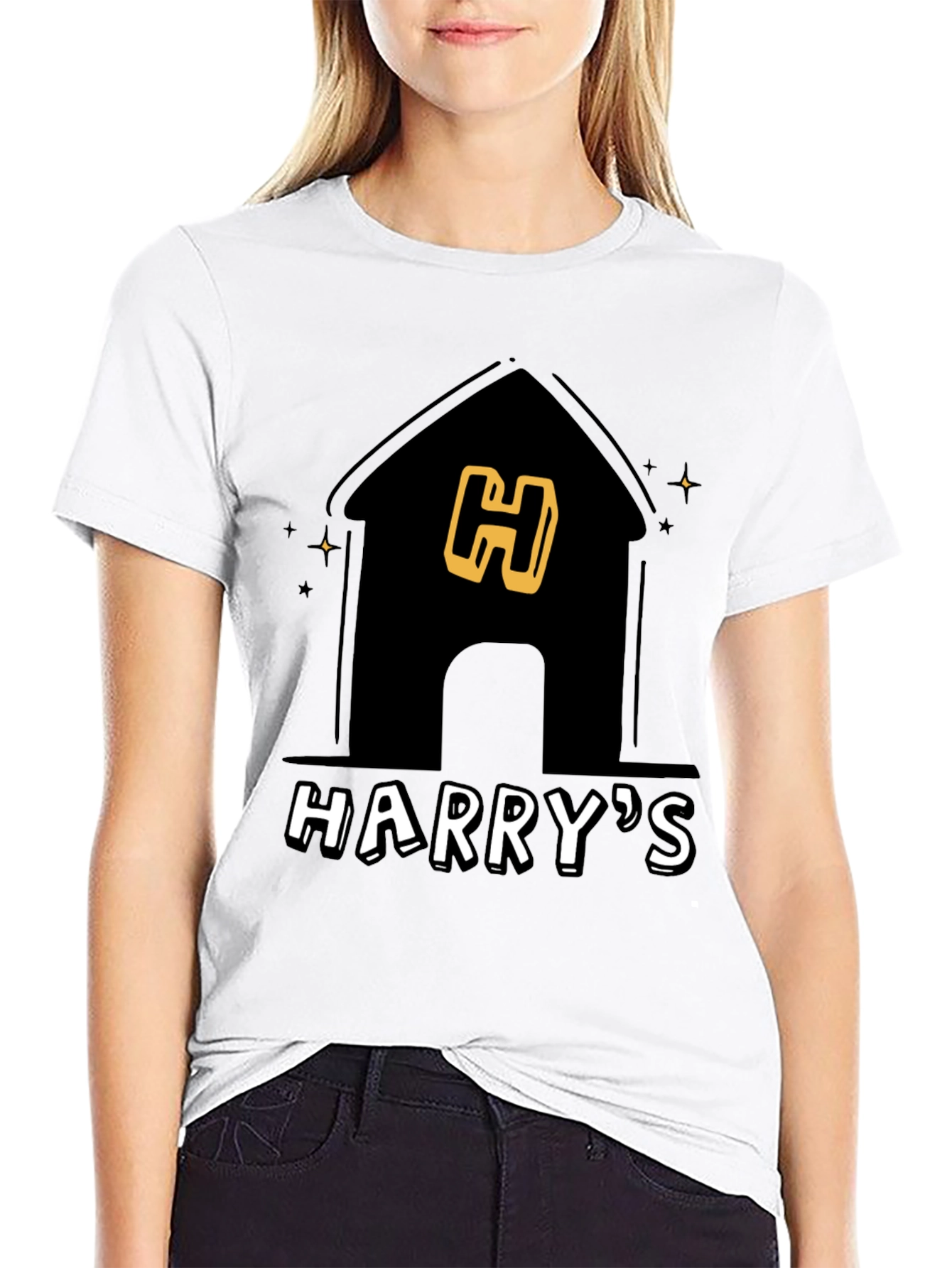 Harrys House T-Shirt - Trendy & Comfortable Black Tee