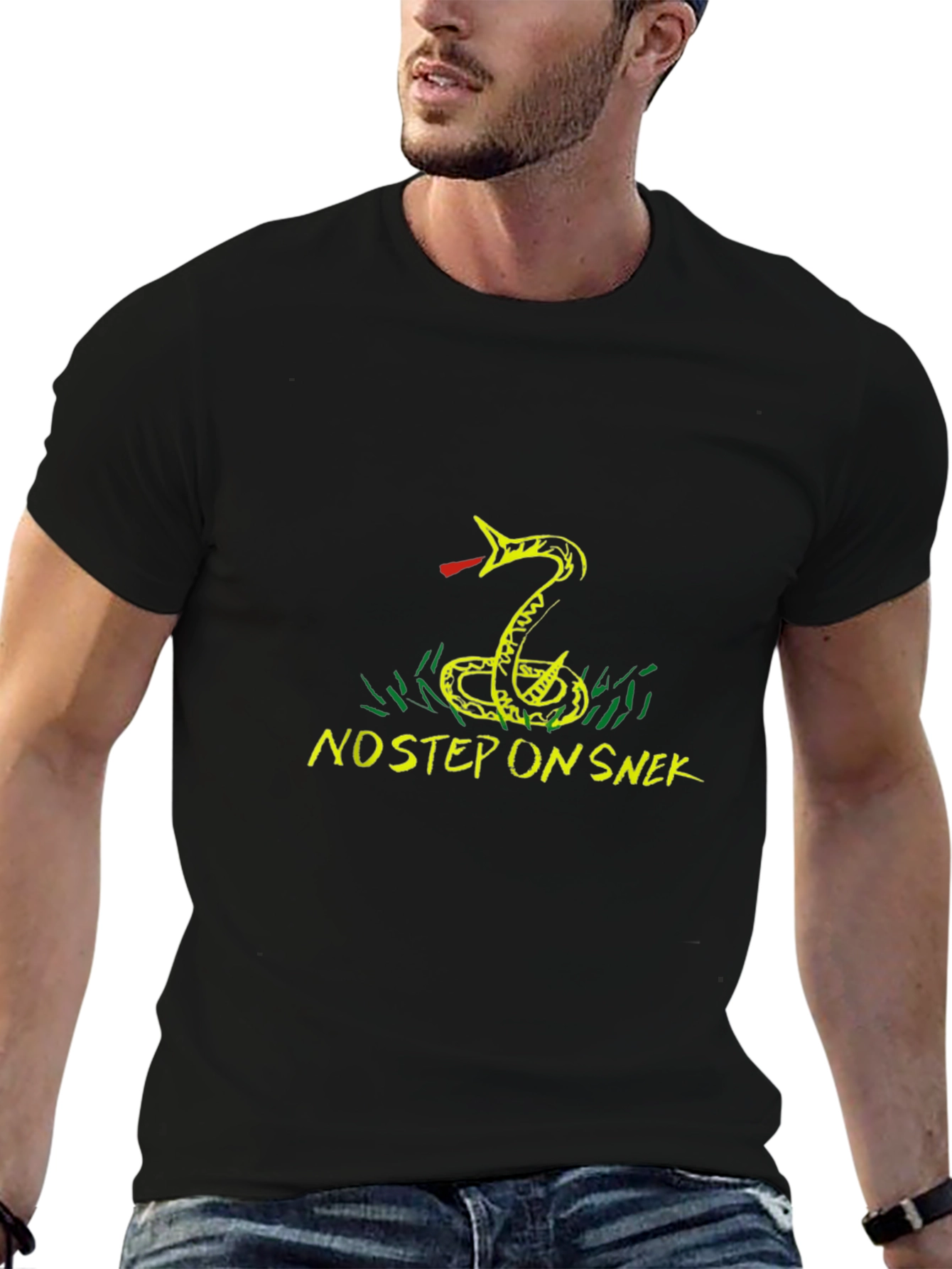 No Step On Snek T-Shirt - Black