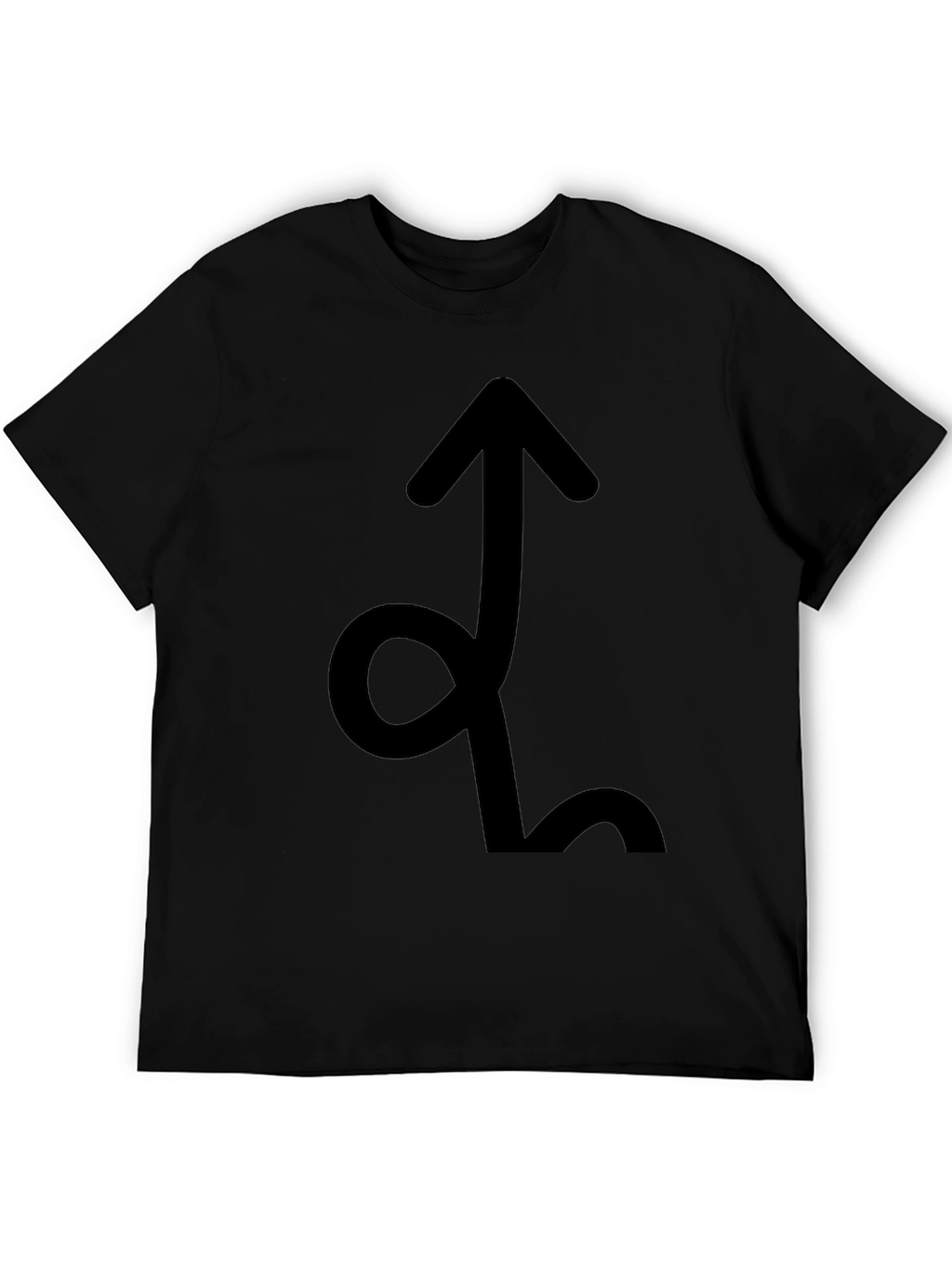 Sagittarius Zodiac Sign Black T-Shirt