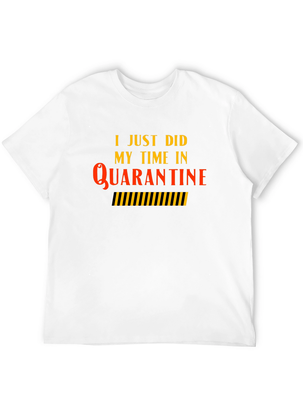 Quarantine Time Black T-Shirt - Novelty Graphic Tee