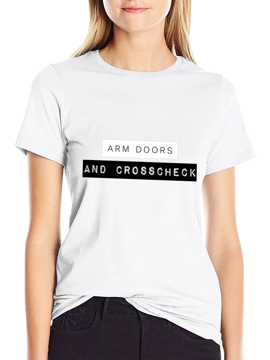 Arm Doors & Crosscheck Black T-Shirt