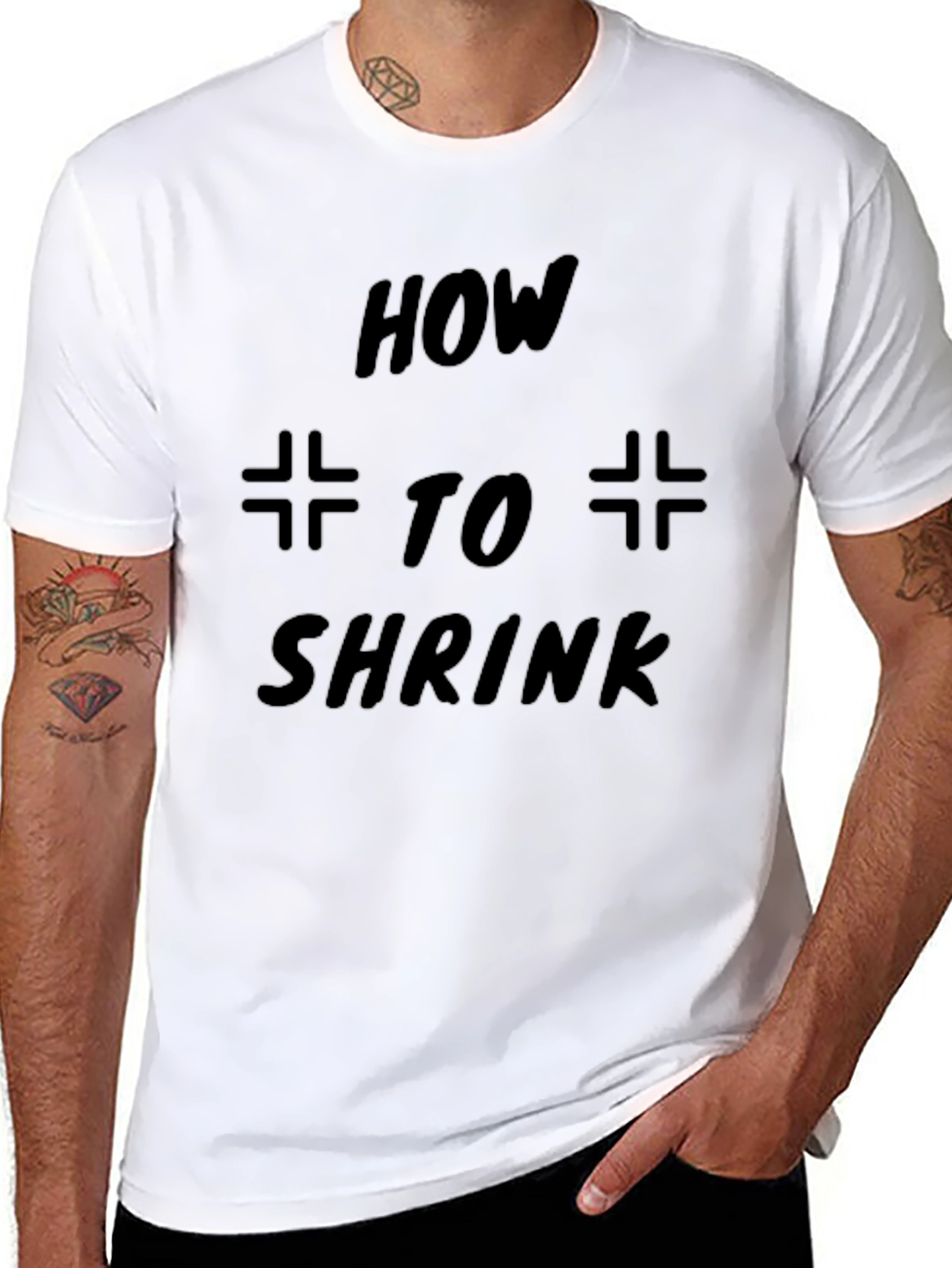 How to Shrink Black Cotton T-Shirt