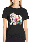 Worry Less Live More Bunny Graphic Tee