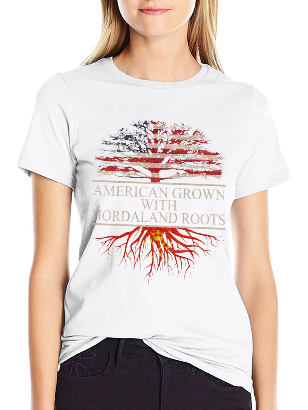 American Grown with Hordaland Roots T-Shirt