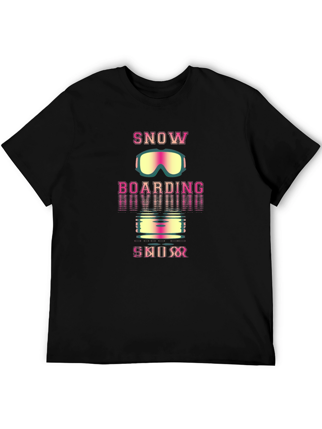 Snowboarding Ski Bum Graphic T-Shirt
