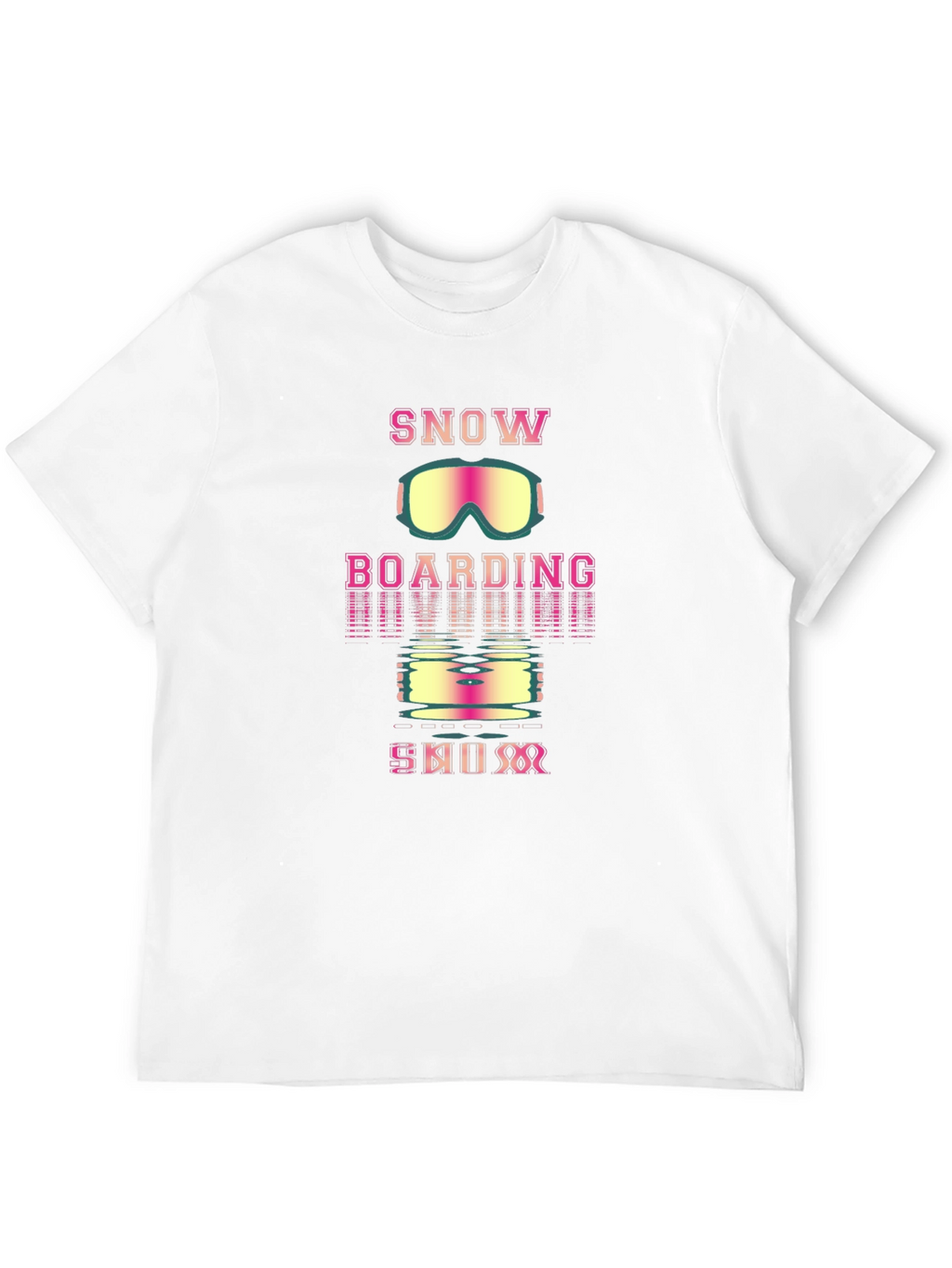 Snowboarding Ski Bum Graphic T-Shirt