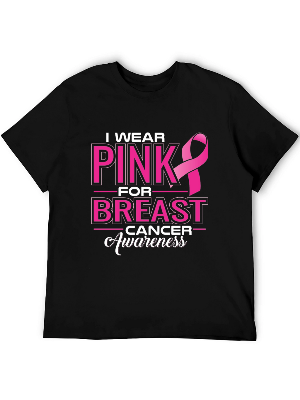Pink Ribbon Breast Cancer Awareness T-Shirt