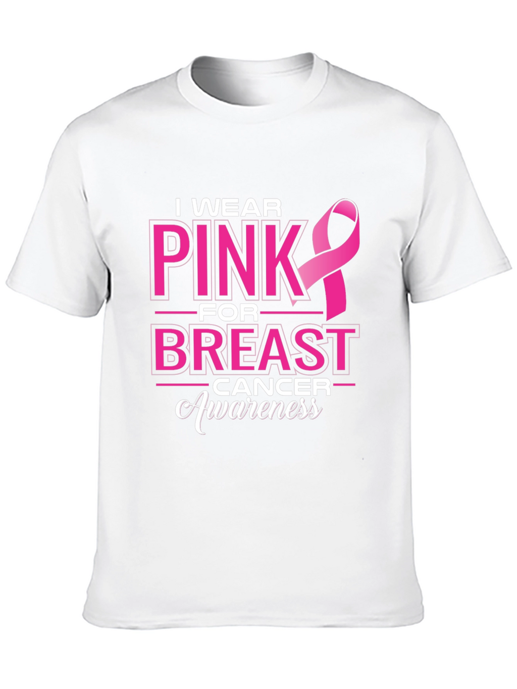 Pink Ribbon Breast Cancer Awareness T-Shirt