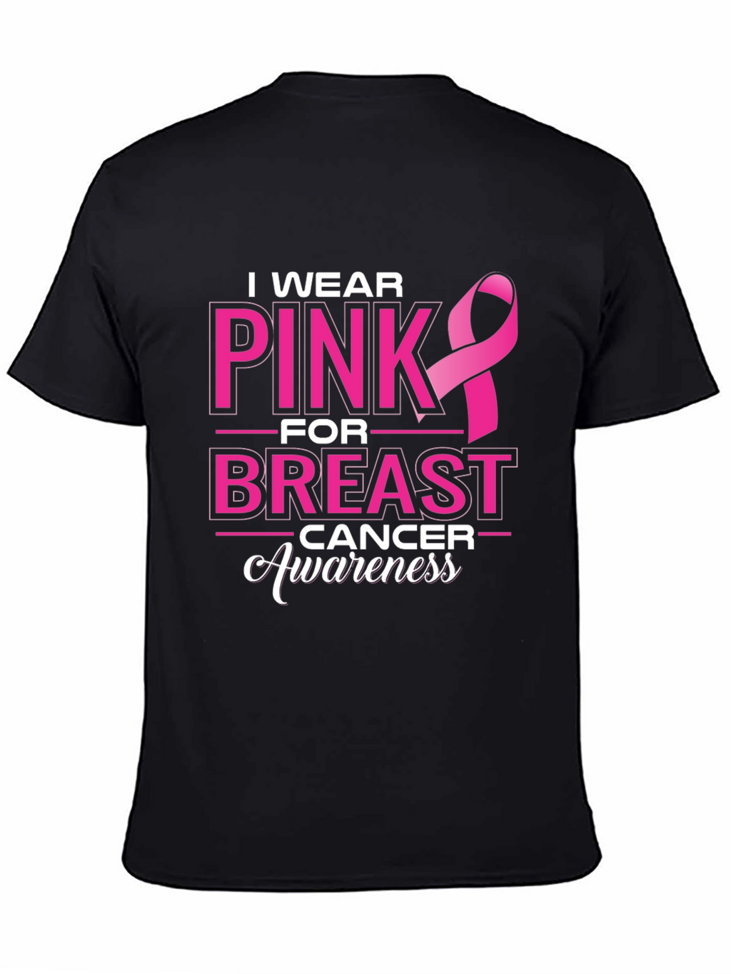 Pink Ribbon Breast Cancer Awareness T-Shirt