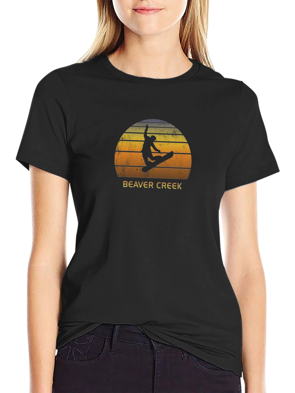 Beaver Creek Snowboarder Graphic Tee