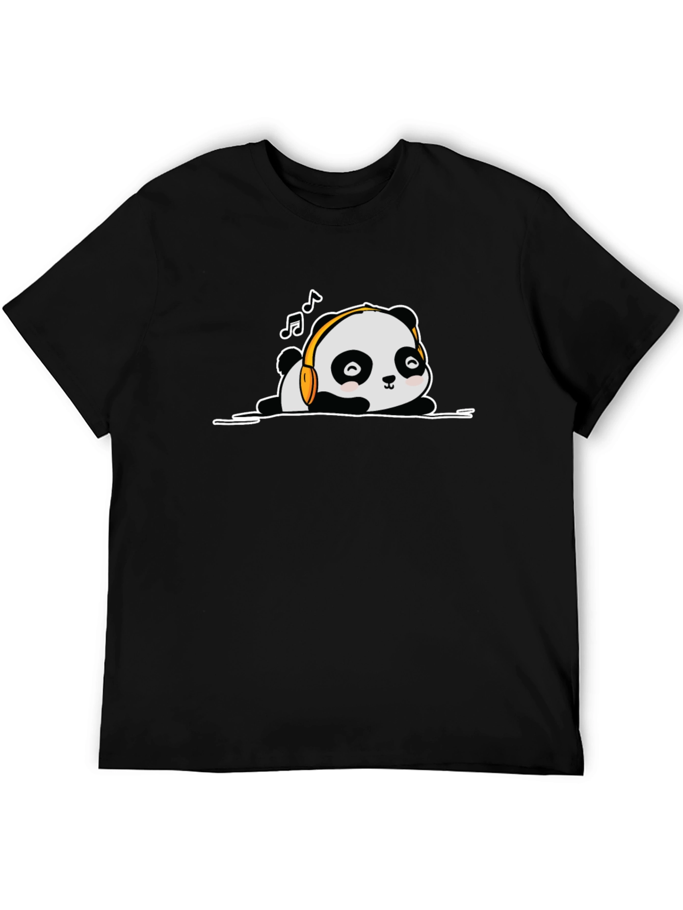 Cute Panda Listening to Music T-Shirt