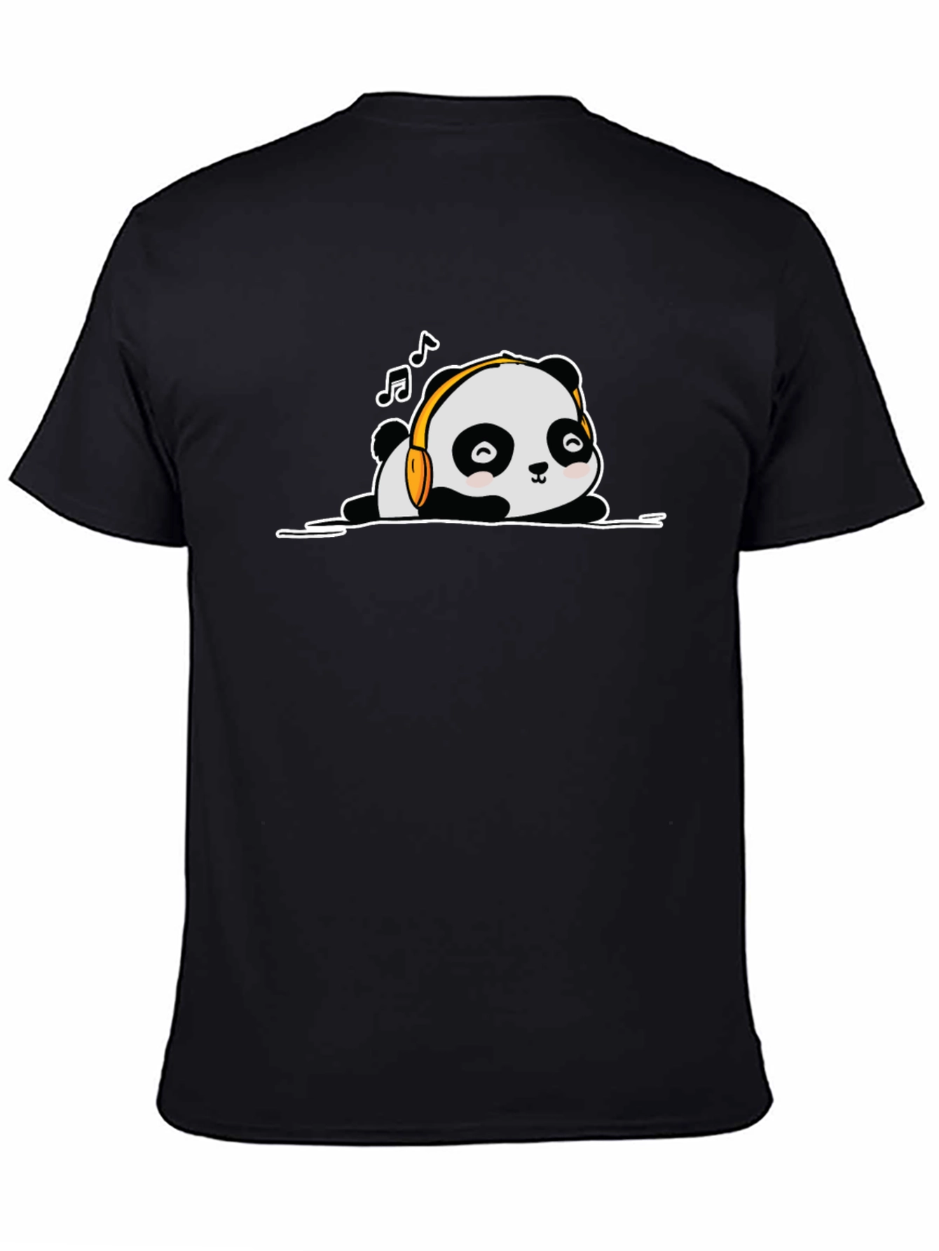 Cute Panda Listening to Music T-Shirt