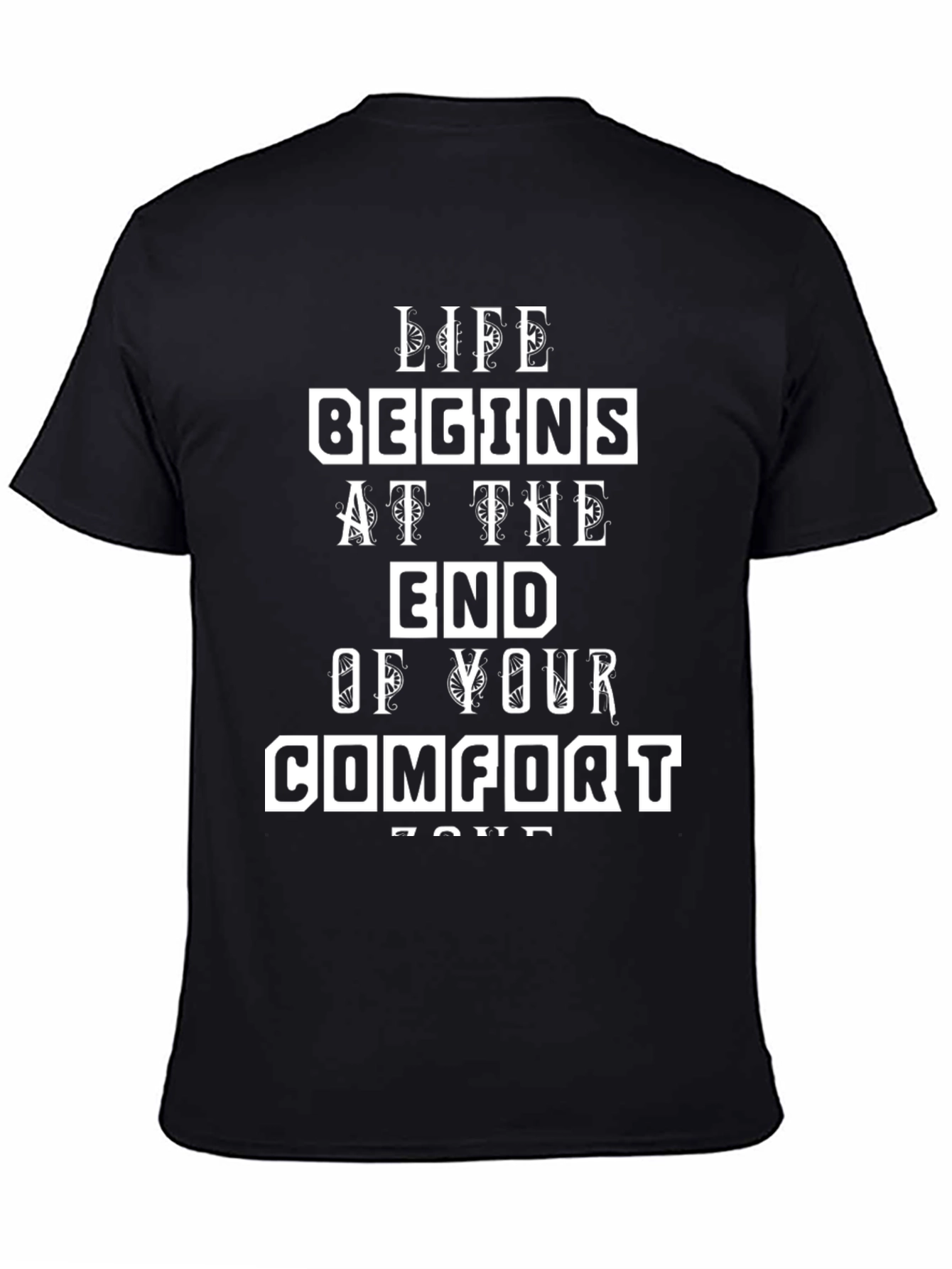 Motivational Life Begins T-Shirt