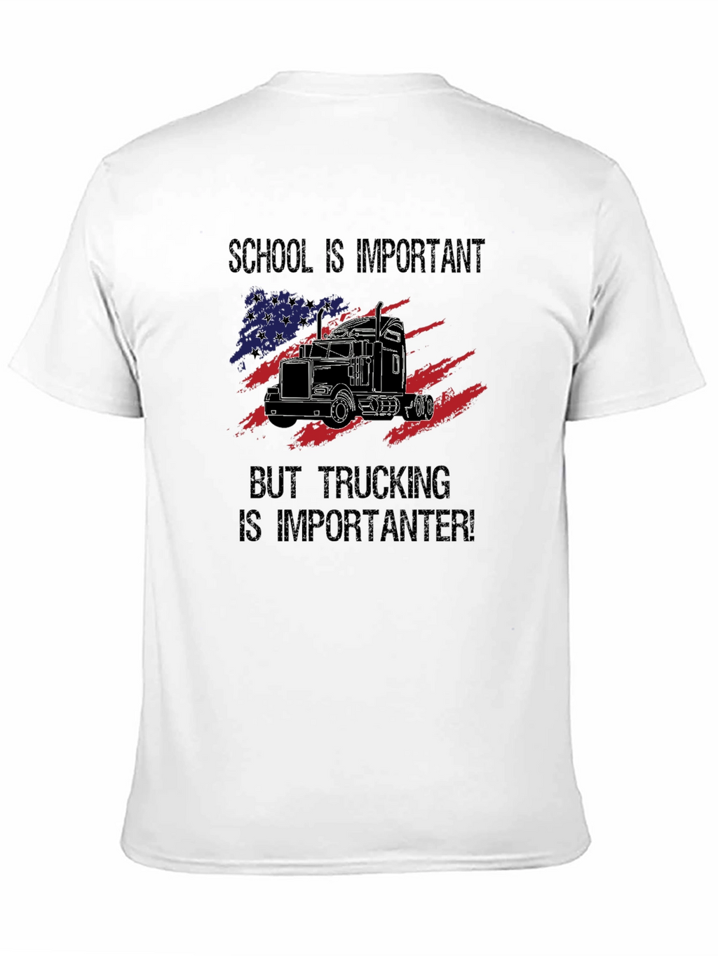 School vs. Trucking T-Shirt