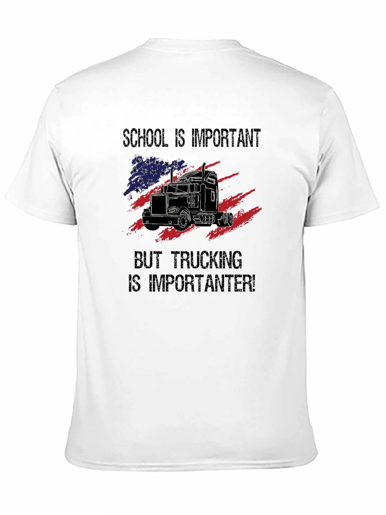 School vs. Trucking T-Shirt