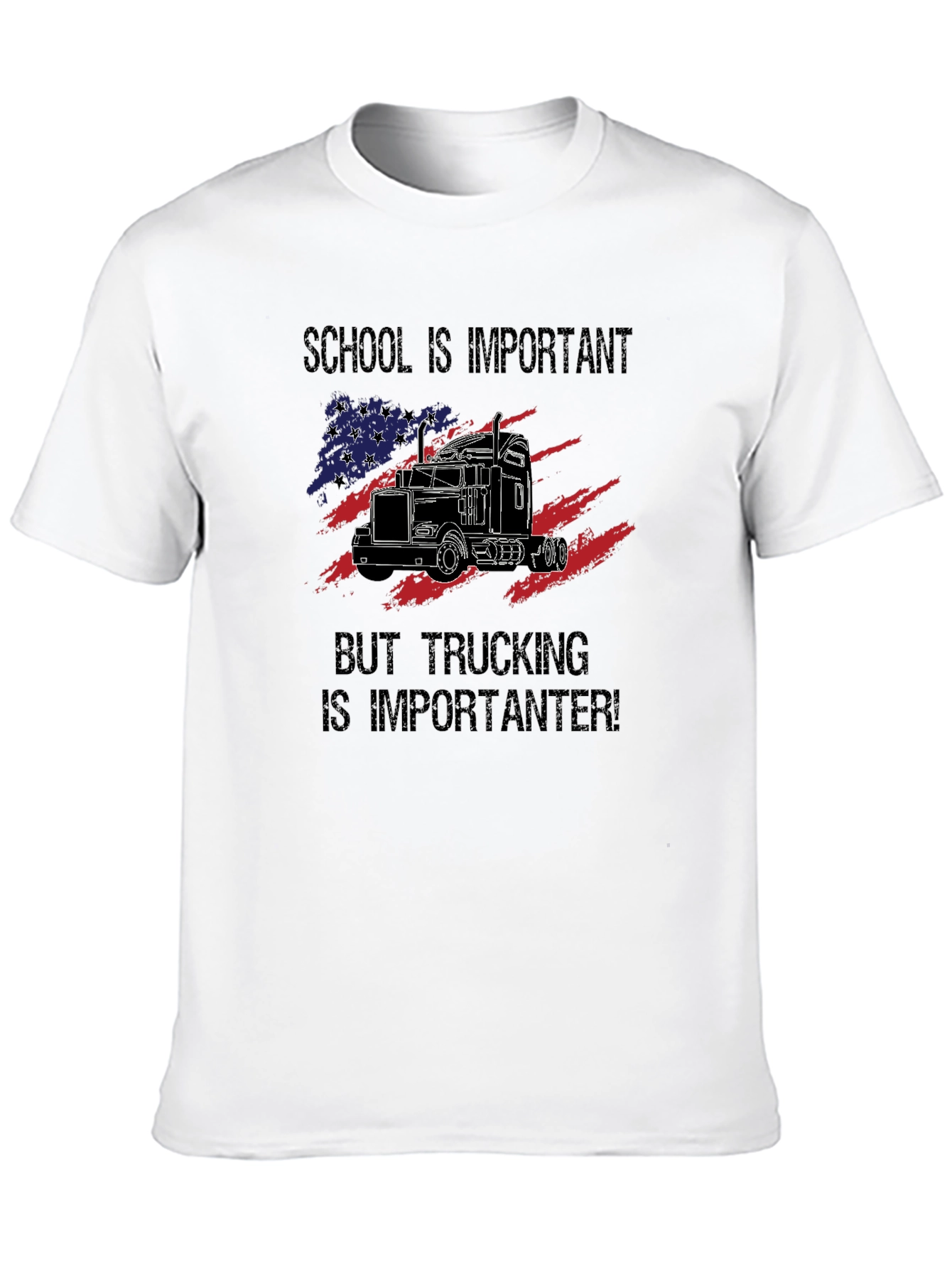 School vs. Trucking T-Shirt