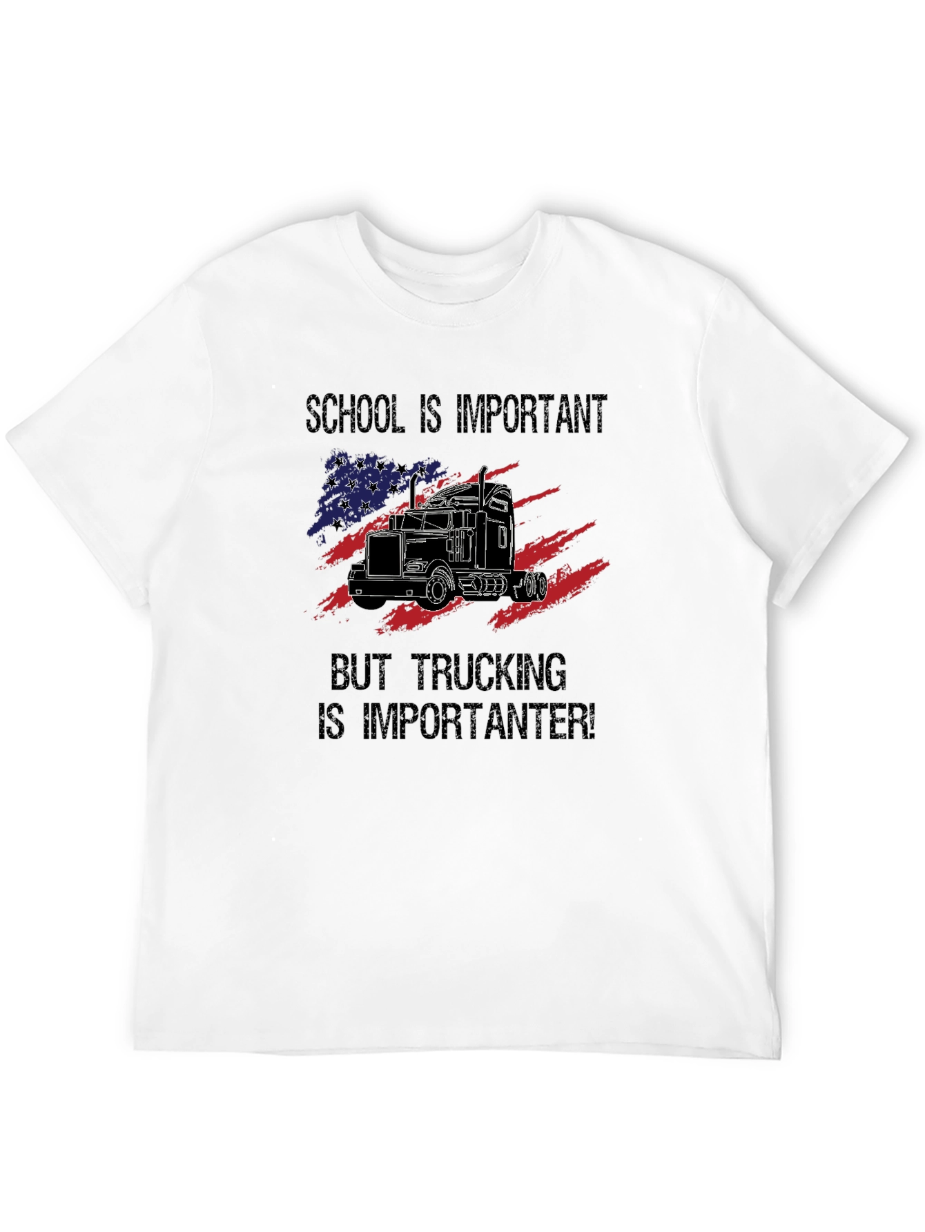School vs. Trucking T-Shirt