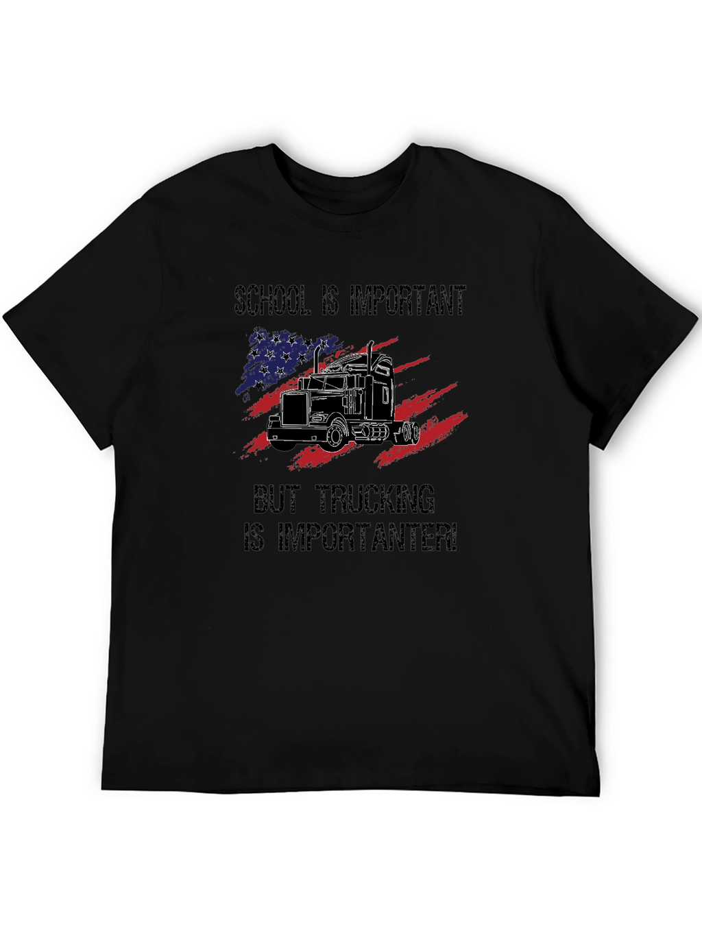 School vs. Trucking T-Shirt