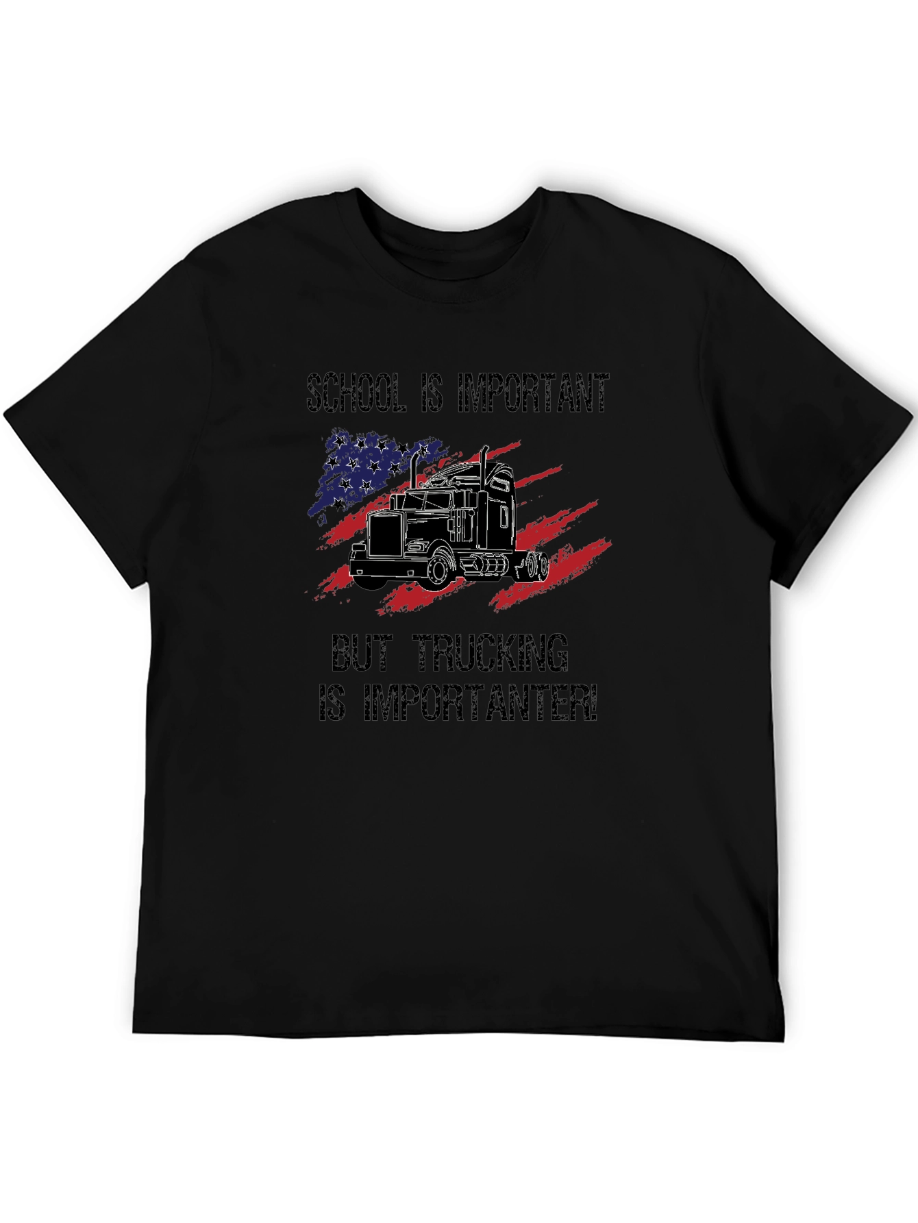 School vs. Trucking T-Shirt