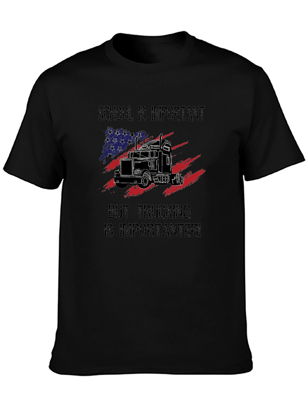 School vs. Trucking T-Shirt