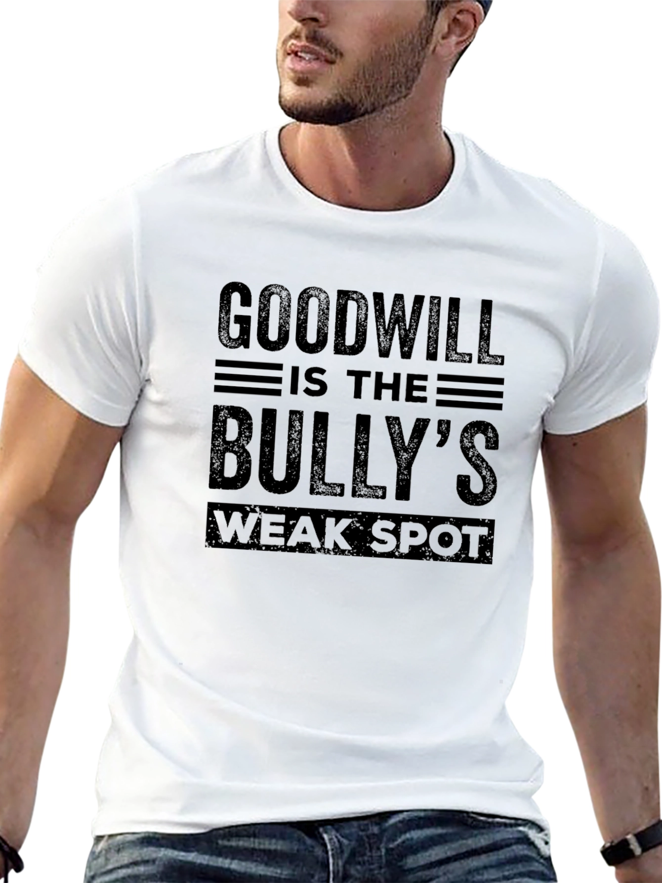 Goodwill Bullys Weak Spot Black T-Shirt