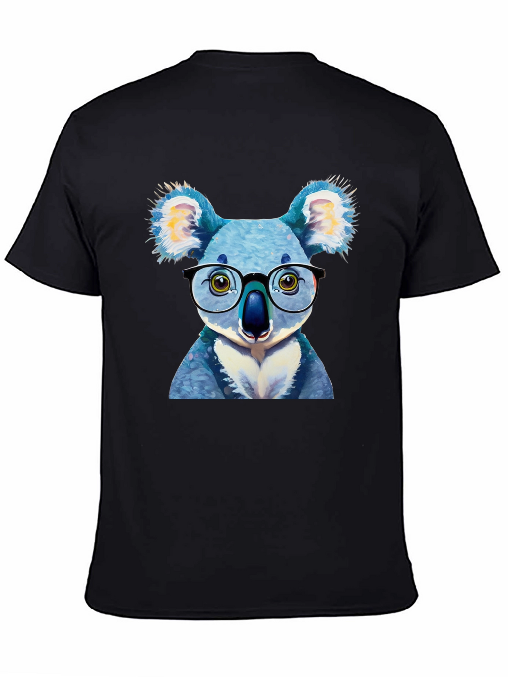 Koala with Glasses Graphic Tee - Novelty T-Shirt