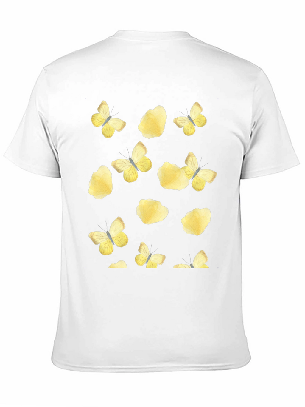 Butterfly & Floral Print T-Shirt
