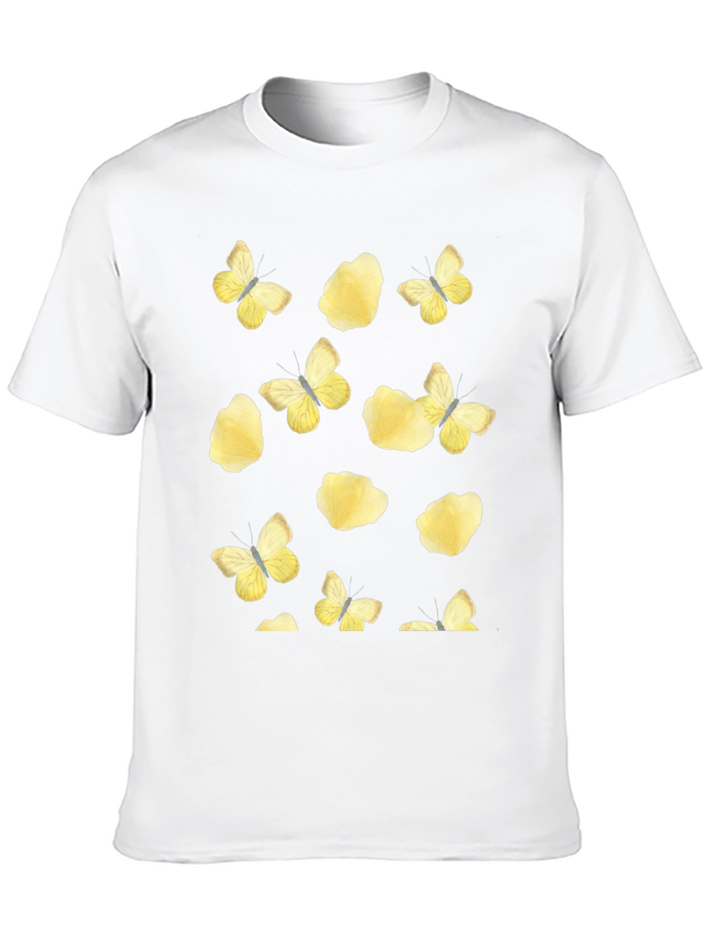 Butterfly & Floral Print T-Shirt