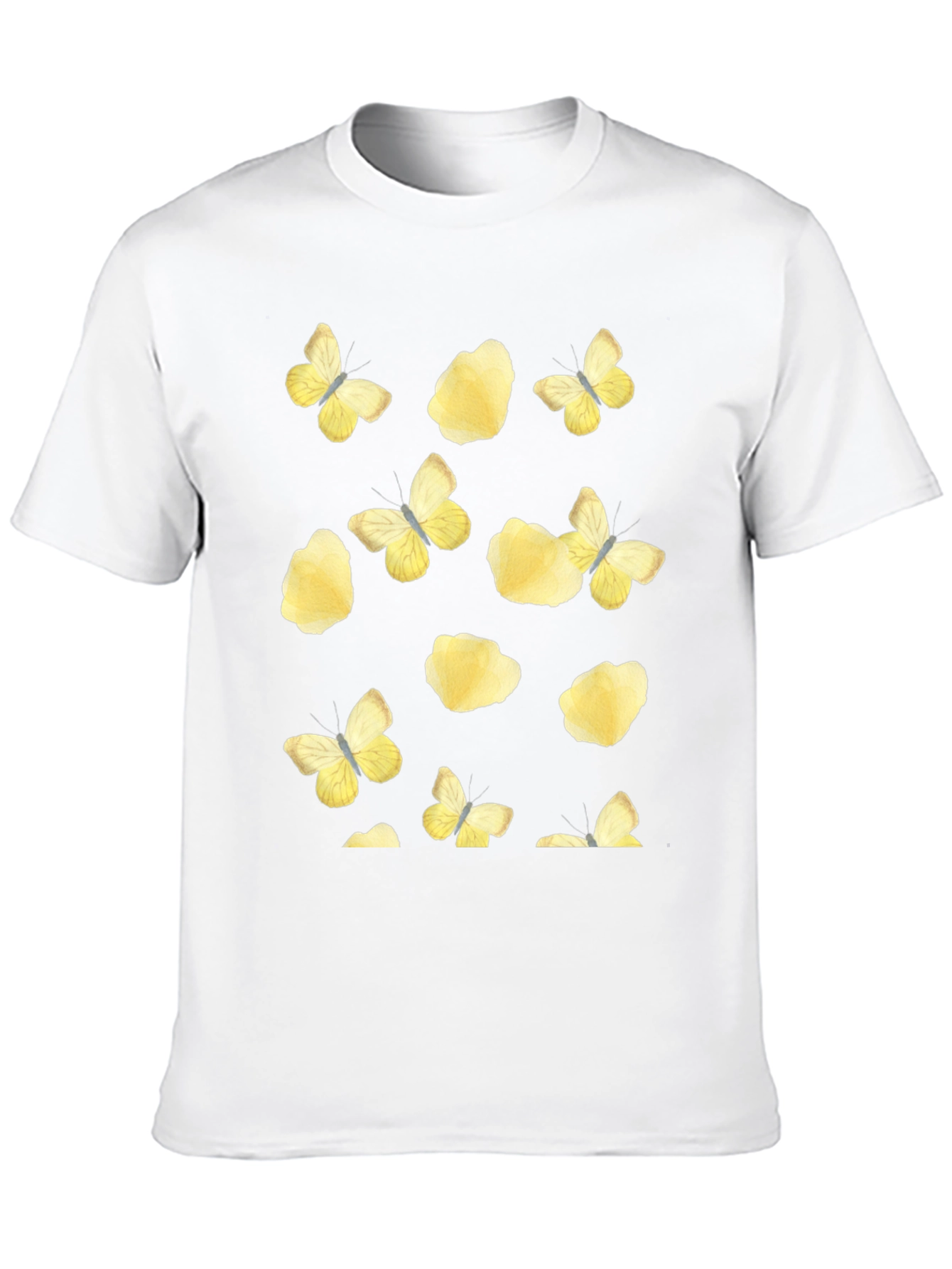 Butterfly & Floral Print T-Shirt